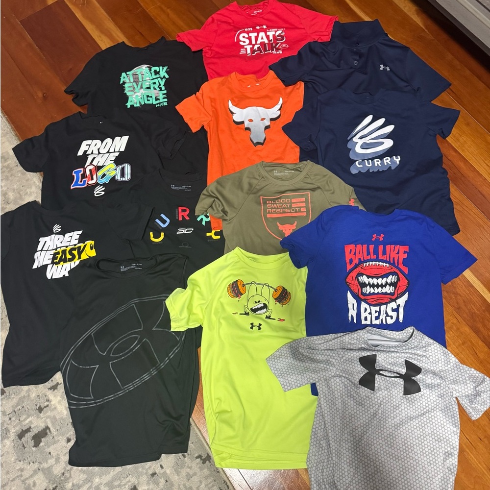 Bundle of Under Armour Kids Graphic Tees - Multi-Color Pack